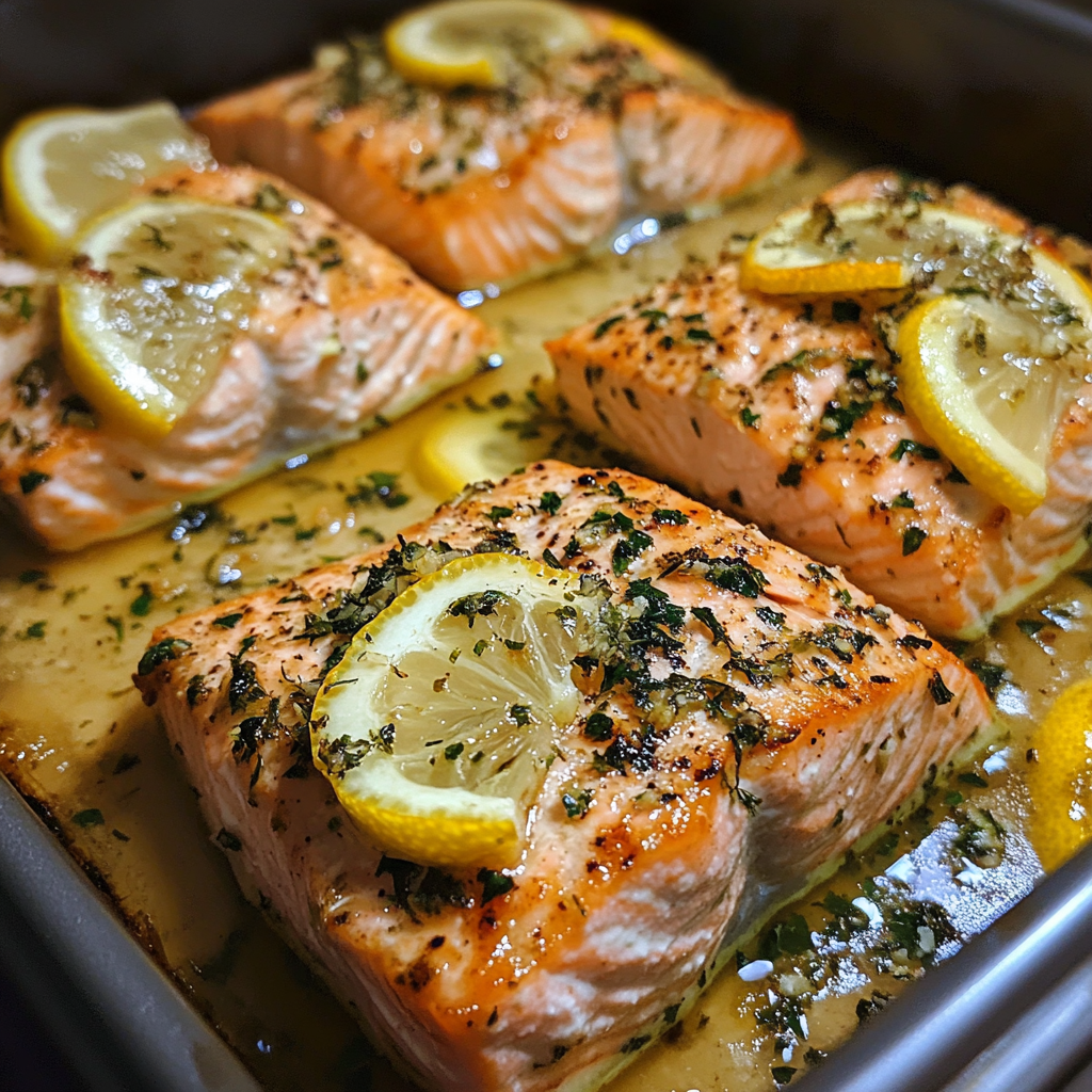 Baked Lemon Herb Salmon