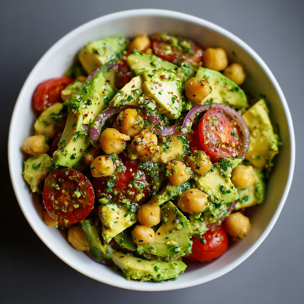 Chickpea Avocado Salad