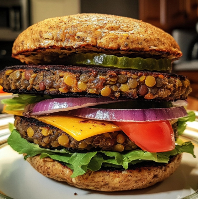 Lentil Veggie Burgers